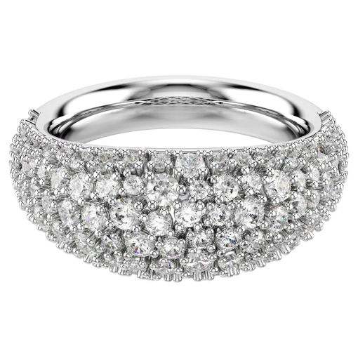 Swarovski Sublima ring White, Rhodium plated - 5737597