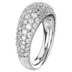 Swarovski Sublima ring White, Rhodium plated - 5737597