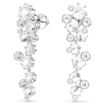 Swarovski Constella drop earrings Mixed cuts, White, Rhodium plated - 5732252