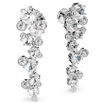 Swarovski Constella drop earrings Mixed cuts, White, Rhodium plated - 5732252