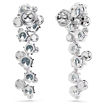 Swarovski Constella drop earrings Mixed cuts, White, Rhodium plated - 5732252