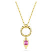 Swarovski smykke Mesmera pendant Mixed cuts, Red, Gold-tone plated - 5732487