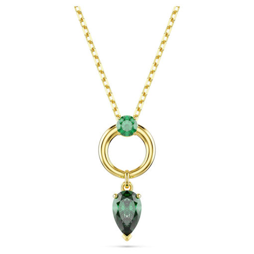 Swarovski smykke Mesmera pendant Mixed cuts, Green, Gold-tone plated - 5732484