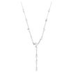 Swarovski collier Constella Y necklace Crystal pearl, Round cuts, White, Rhodium plated - 5711830