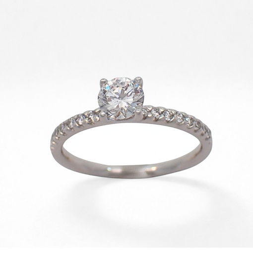 Forlovelsesring med Lab Grown diamant 0,69ct TW-VS - Bur520006