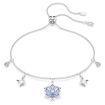 Swarovski armbånd Magic bracelet Snowflake, Blue, Rhodium plated - 5734244