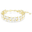 Swarovski armbånd Mesmera bracelet Mixed cuts, White, Gold-tone plated - 5743827