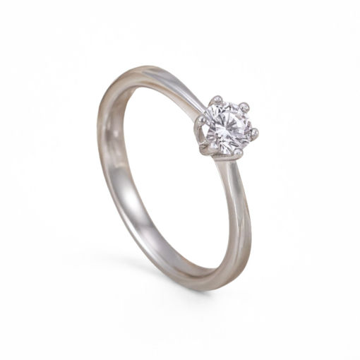 Diamantring forlovelsesring Frøya 0,32 ct River (E)-Si1 - 3105037