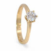 Diamantring forlovelsesring  0,40 ct i 14kt gull. Diona - 18001040