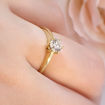 Diamantring forlovelsesring  0,40 ct i 14kt gull. Diona - 18001040