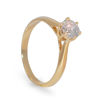 Diamantring forlovelsesring 0,70 ct TW-SI i 14kt gult gull Leticia -18007070gg