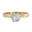 Diamantring forlovelsesring 0,70 ct TW-SI i 14kt gult gull Leticia -18007070gg