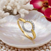 	Gullring med zirkonia -BUR594088