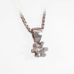 Sølvsmykke med zirkonia og med sølv kjede - 3580422