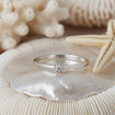	Diamantring forlovelsesring i hvitt gull 0,05 ct TW-Si - COC5000441hv