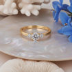 Diamantring - forlovelsesring Leda 0,50 ct TW-Si - Ru-11050