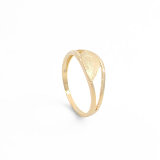 Gullring i 14 kt gult gull - Bur501490