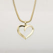 Gullhjerte i 14kt gull - Bur310555