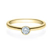 Diamantring forlovelsesring  0,20 ct i 14kt gull. Kleopatra - 180190200