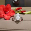 	Forlovelsesring Marquise med Lab Grown diamant i 2.00 ct og River (D) - VS1- ru-mar-200