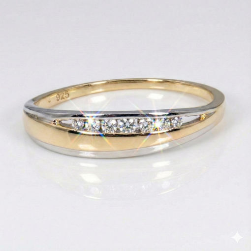 Gullring med zirkonia - COC2200