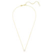 Swarovski smykke Stilla pendant Square cut, White, Gold-tone plated - 5693153