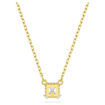 Swarovski smykke Stilla pendant Square cut, White, Gold-tone plated - 5693153