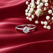 Forlovelsesring i gult gull med lab grown diamant 0,70 ct River (E) - VVS2. Diona - 18001070LGgg