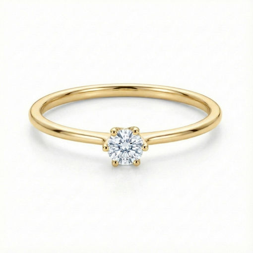 Enstens diamantring Aida med 0,20 ct i 14kt gull. TW-Si. -18016020