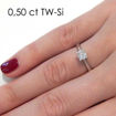 Enstens diamantring Alida med 0,50 ct TW-Si i 14kt gull - 18002050