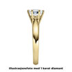 Enstens diamantring Violetta 14 kt gull med 0,40 ct TW-Si.Magic Moments -18003040