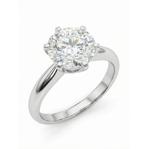 Forlovelsesring i hvitt gull med lab grown diamant 2,00ct  River (E) VS2 - LG747590748