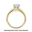Enstens diamantring Elissa m/0,70 ct i 14kt gull. TW-Si. -18004070