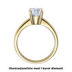 Diamantring forlovelsesring 0,50 ct i 14kt gull. Lilya - 18008050
