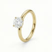 Forlovelsesring i gult gull med Lab Grown diamant 1,00ct TW-VS - Bur5Z00030