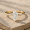 Forlovelsesring med Marquise lab Grown diamant 2,00 ct. R-VS i 18kt gull - 1601-ru-marquise-200-lab