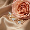 Forlovelsesring med Pricess cut lab Grown diamant 2,00 ct. R-VS i 18kt gull - 1601-ru-prin-200-lab