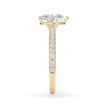 Forlovelsesring med Hjerte lab Grown diamant 2,00 ct. R-VS i 18kt gull - 1602-ru-hjerte-200-lab