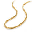 Gult gull kjede Singapore 45cm/3,5mm i 14kt gull - 18GU3445