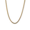 Herrekjede IGGY small i forgylt stål, matt, 60cm/3 mm - 362907