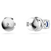 Swarovski øredobber Stilla Attract stud earrings Round cut, Blue, Rhodium plated - 5734250