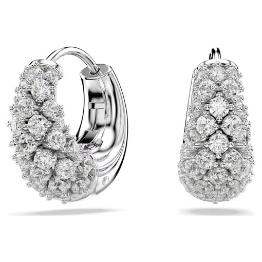 Swarovski øredobber Sublima earrings White, Rhodium plated - 5732282