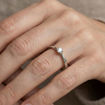 Diamantring i hvitt gull med 0,05 ct W-Si - 546885