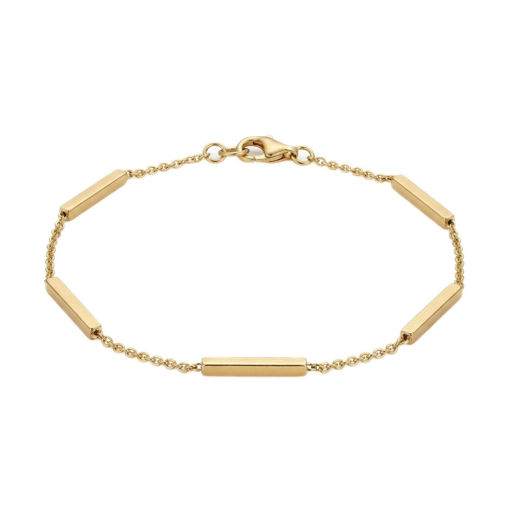 Gult gull armbånd I 18kt gull, 19cm - 01-82-149-19