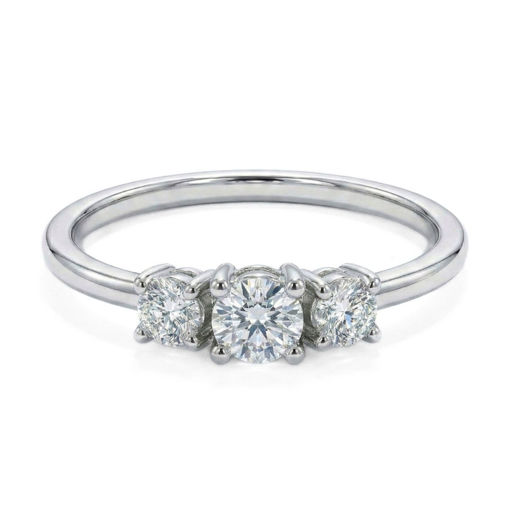 Diamantring i hvitt gull med Lab Grown diamanter 0,50 ct River-VS - Bur5Z0032