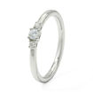 Diamantring i 14kt gull med diamanter 0,085ct W-Si - Bur538277