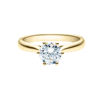 Diamantring forlovelsesring 1,00 ct i 14kt gult gull.  Leticia - 18007100gg