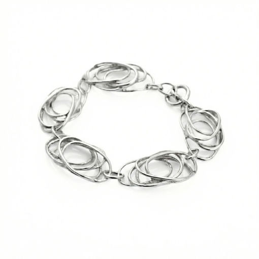 Armbånd i sølv Flor. HILLESTAD - ALIDA259S