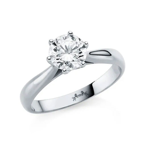 Forlovelsesring i hvitt gull med lab grown diamant 1,5 ct  River (D/E) E-VVS2 3xExcellent - 18007150LG