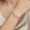 Swarovski armbånd Idyllia bracelet Mixed cuts, Snowflake, White, Rhodium plated - 5691485